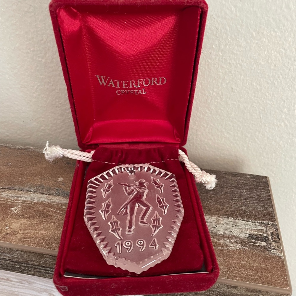 1994 Waterford Crystal Christmas ornament "Twelve Days of Christmas"  Piper